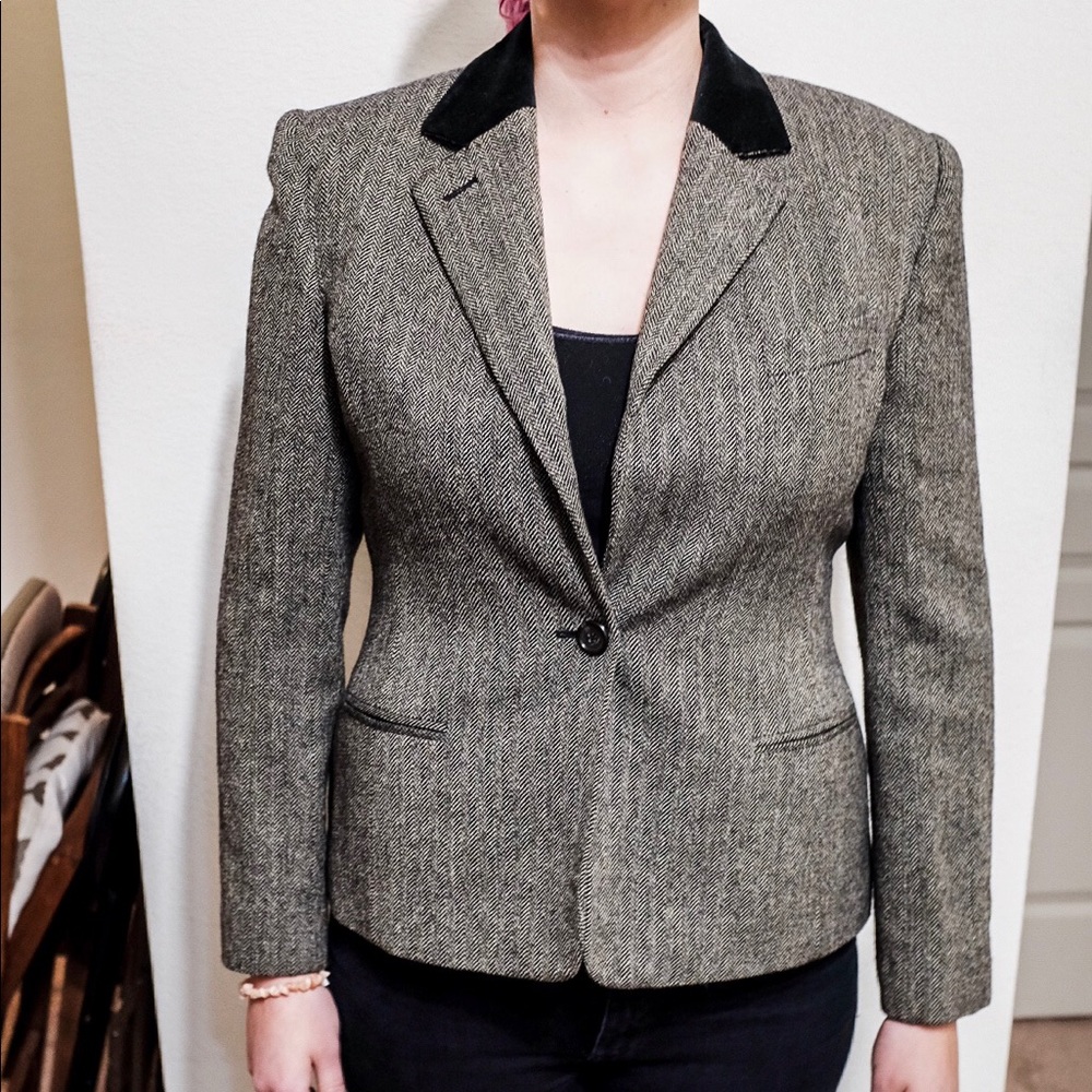 Ralph Lauren Tweed Blazer - Size 10